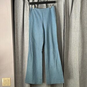 Steven Alan Chambray Wide-Leg Pants